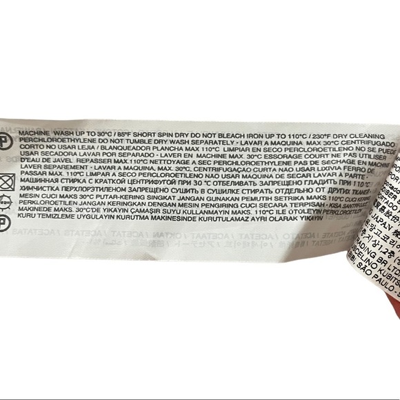 Mango Coral Faux Wrap Mini Skirt, Size 10 - Picture 6 of 6